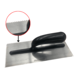 TROWEL NOTCHED V PLASTERING PLASTIC HANDLE
