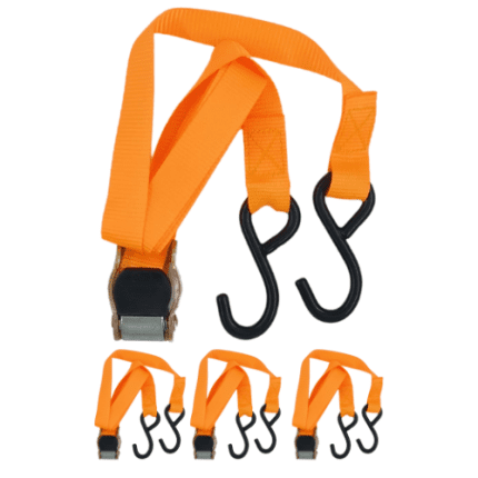 Ratchet Tie Down 4 Piece 25mm x 1.8m RTD-007
