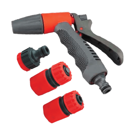 Pro Lock Spray Gun Set, Adjustable 5 Piece