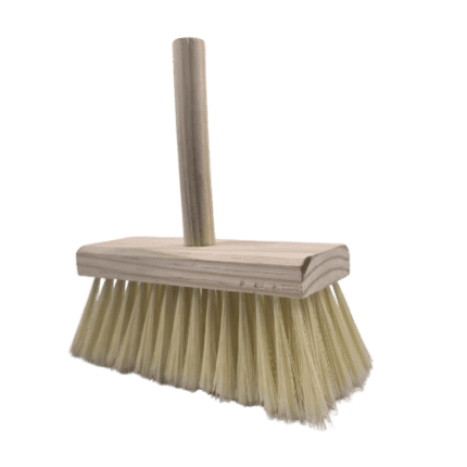 Brush Whitewash Wooden Handle
