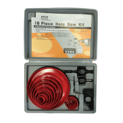 Rotary Holesaw Carbon Steel 16Pc Set 19-127mm