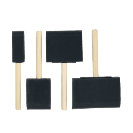 Paint Brush Sponge 4 Piece Set 25,50,75,100mm