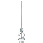 Paint Mixer Flat Swirl Head with M14 Rod