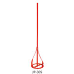 Paint Mixer Red Standard Spiral Head with Round/Hex Rod